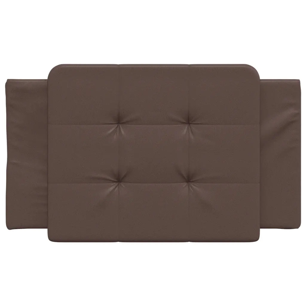 Cuscino Testiera Marrone 90 cm in Similpelle