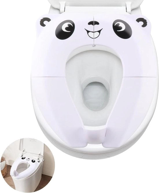 Toilet per bambini pieghevole - Antiscivolo e impermeabile con tasca di stivaggio