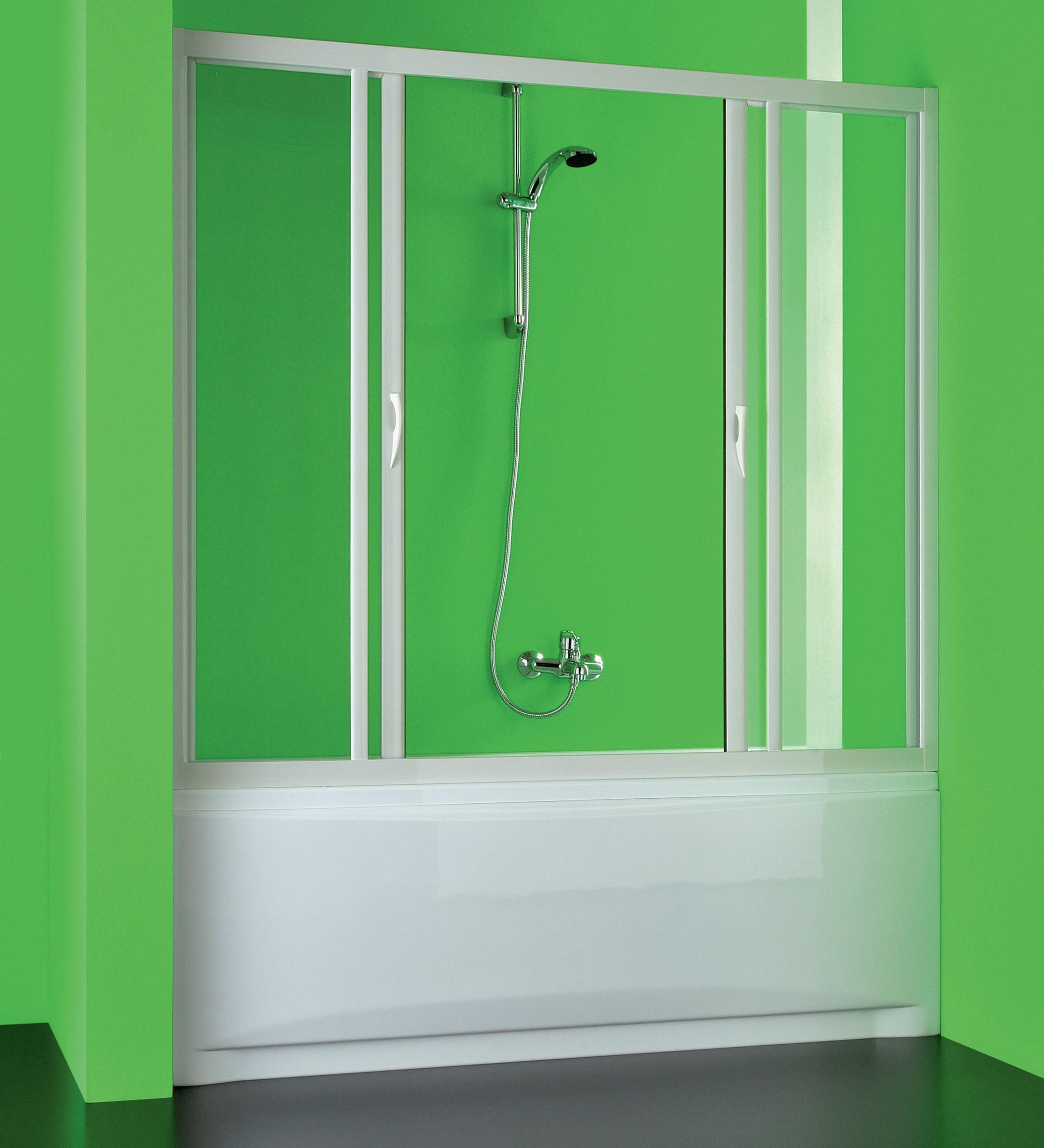 Sopravasca Lineare 220x150 cm 2 Ante Scorrevoli in PVC H150 cm Dorini Bianco