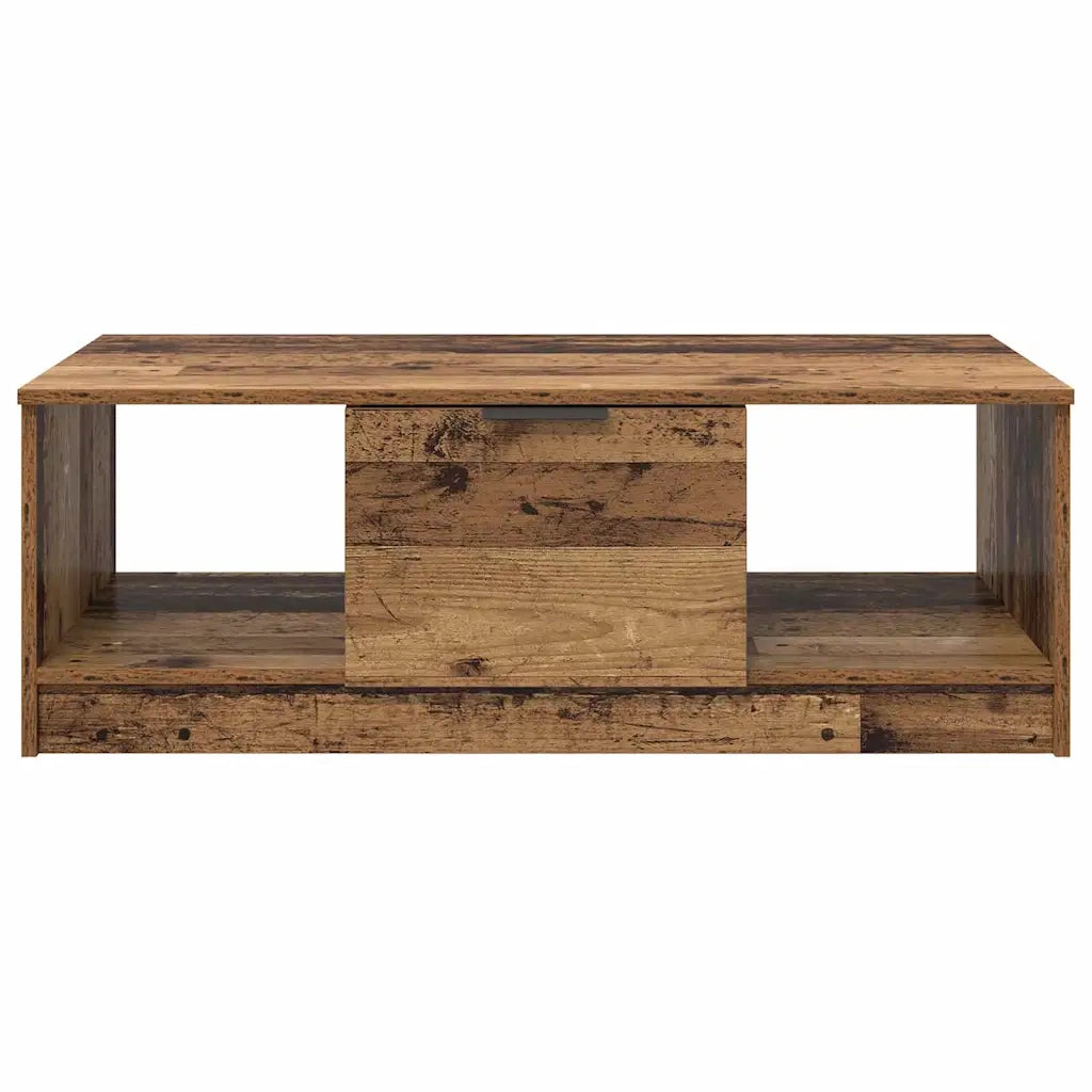 Tavolino da salotto con cassetto Legno vecchio 102 x 50 x 36cm 880519