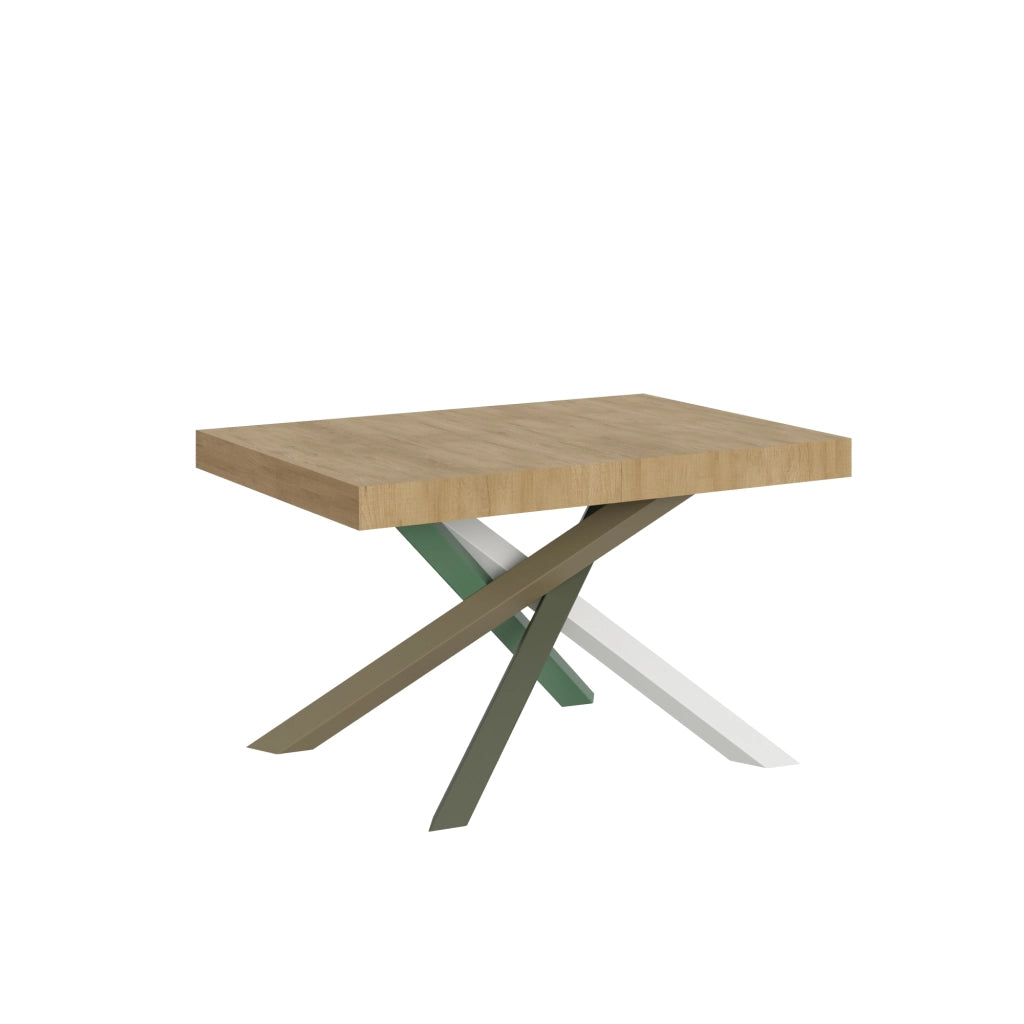 Tavolo allungabile 90x120/224 cm Volta Quercia Natura telaio 4/A