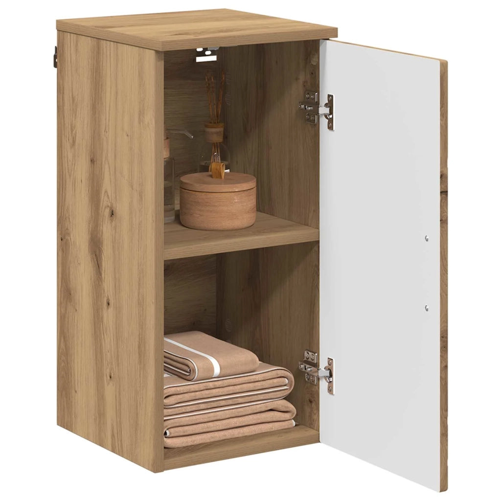 Mobile da Bagno con porta Rovere artigianale 30 x 31,5 x 61 cm 883353