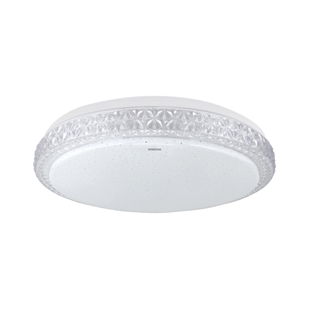 Plafoniera LED Struhm Pryzma Ø32 16W CCT effetto stelle