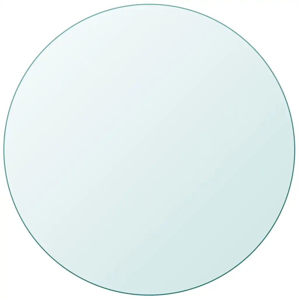 Dessus de table ronde en verre trempé 500 mm