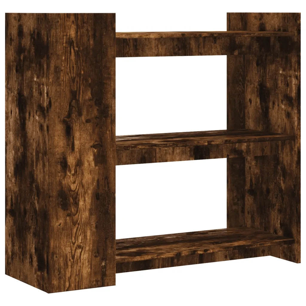Tavolino Consolle | Tavolo d'Ingresso Rovere Fumo 100x35x90 cm in Legno Multistrato