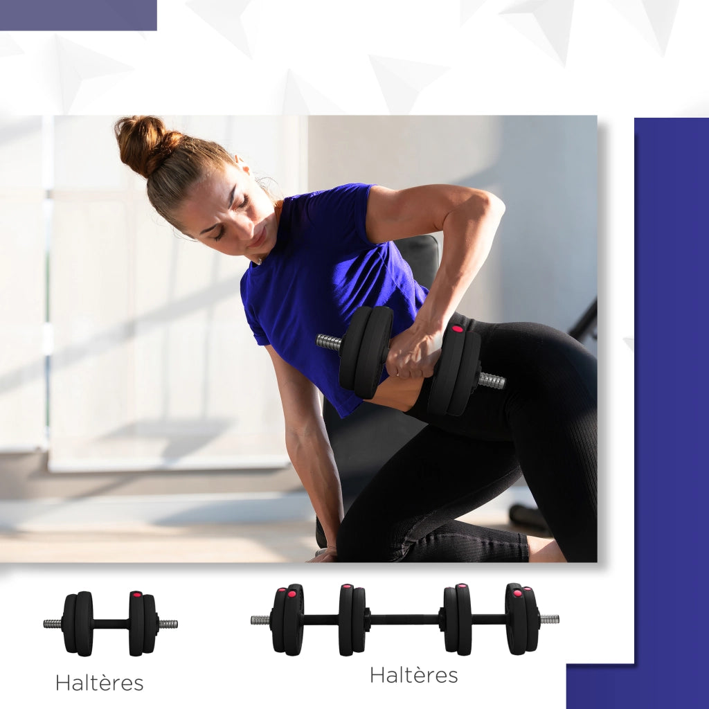 Manubri Regolabili 2 in 1 ¨C zephmum ¨C 15KG con Barre