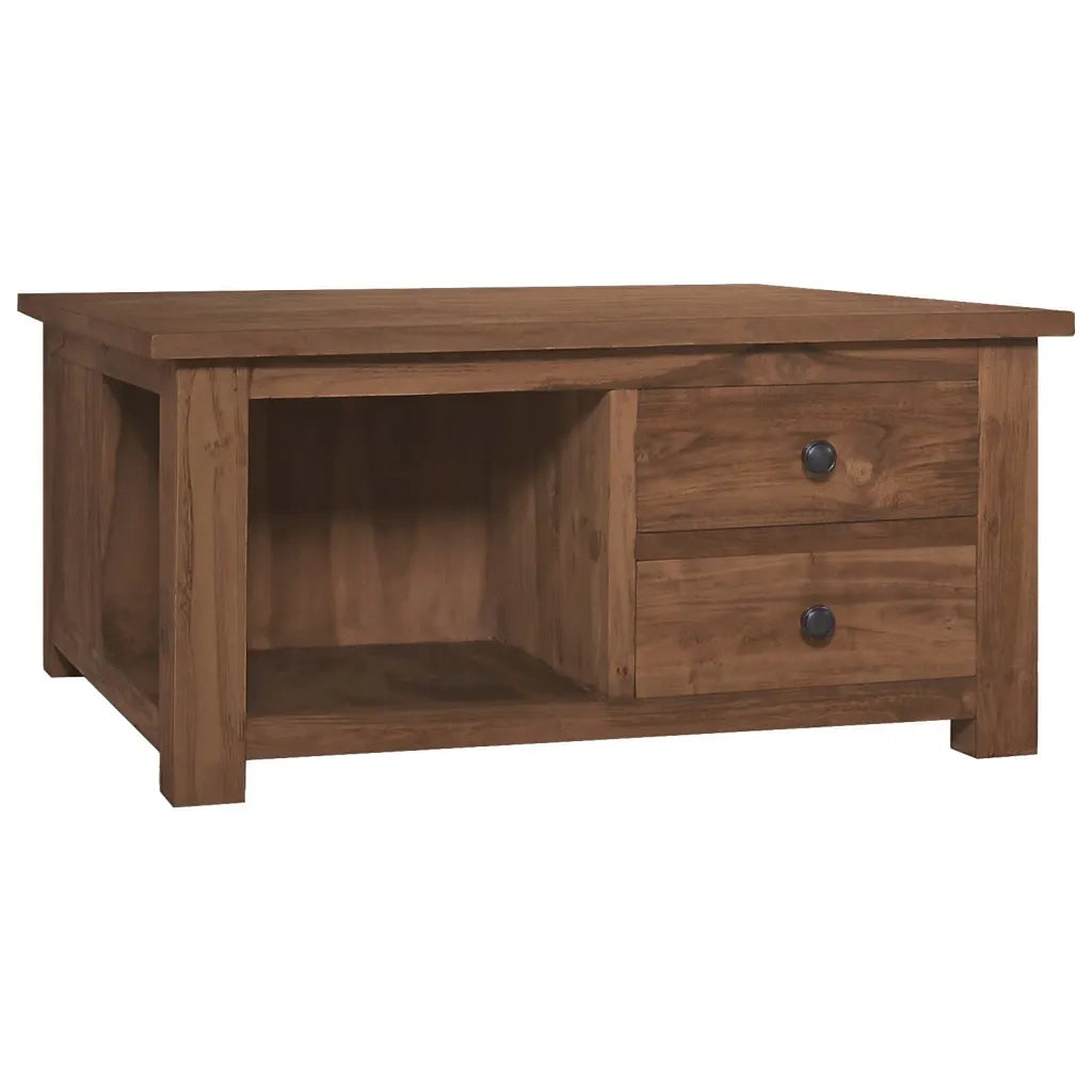 Tavolino da CaffÃ¨ 68x68x33 cm in Legno Massello di Teak cod mxl 20196