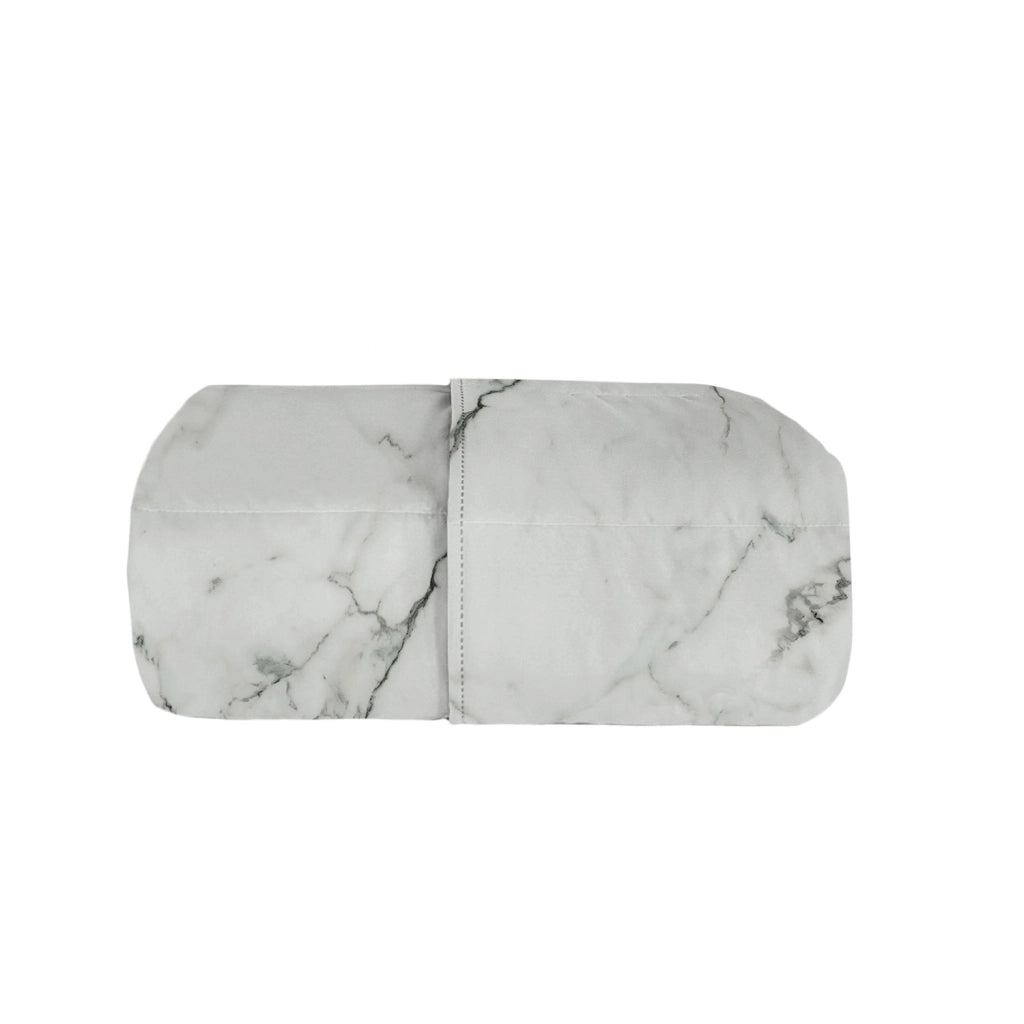 Trapuntino Double Face Singolo 100gr con Stampa in Microfibra Marble