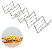 Tappare per tacos e tortilla per 4 pezzi - Piatti piatti - Tappare per tacos - Piatti da servire - Cucina e tavola - Utensili da cucina - Piatti per snack e tap - Zinco