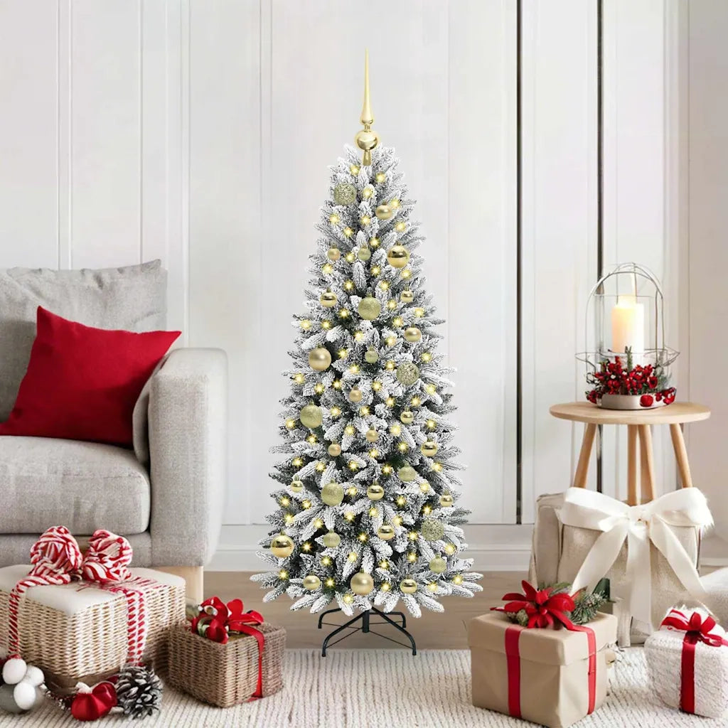 Albero di Natale artificiale con 150 LED Bianco 120 cm 3396025