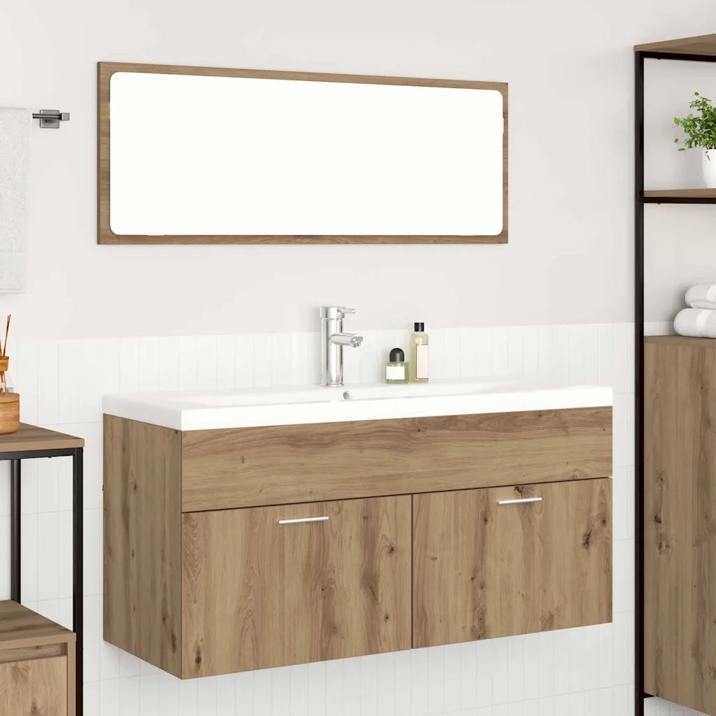 Mobile da Bagno con porta Rovere artigianale 100 x 38,5 x 46 cm 3415905