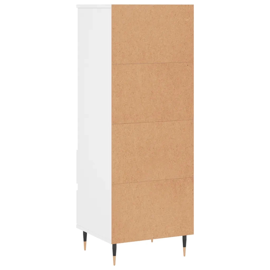 Credenza Bianco 40x36x110 cm in Legno Multistrato 831500
