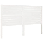 Testiera | Testata per Letto Bianca 166x4x100cm in Legno Massello di Pino