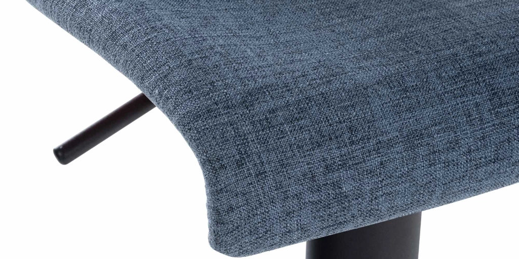 Sgabello Branford blu,Tessuto