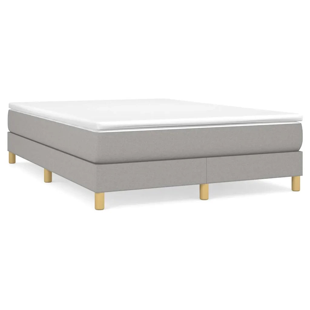 Struttura Letto a Rete a Molle Grigio Chiaro 140x200 cm Tessuto 3120614