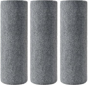 Krabmat per gatto, multifunzionale sostituto adesivo, facile da utilizzare per alberi per gatti, mobili per muri per gatti, supporti per gatti e protezioni per divani, 3 pezzi, colore luce grigio, dimensioni 40 * 210 cm.