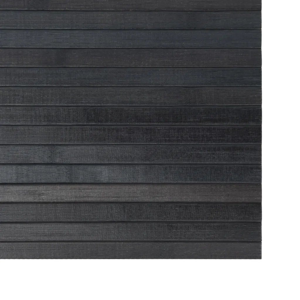 Tappeto Rettangolare Grigio 70x200 cm in Bambù 376748