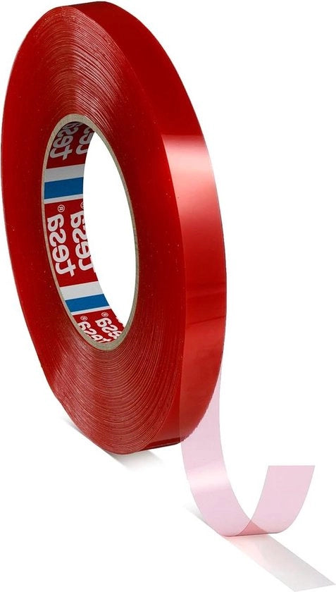 Nastro adesivo doppio lato alta resistenza alla taglio superficie acrilica trasparente 15 mm x 50 m