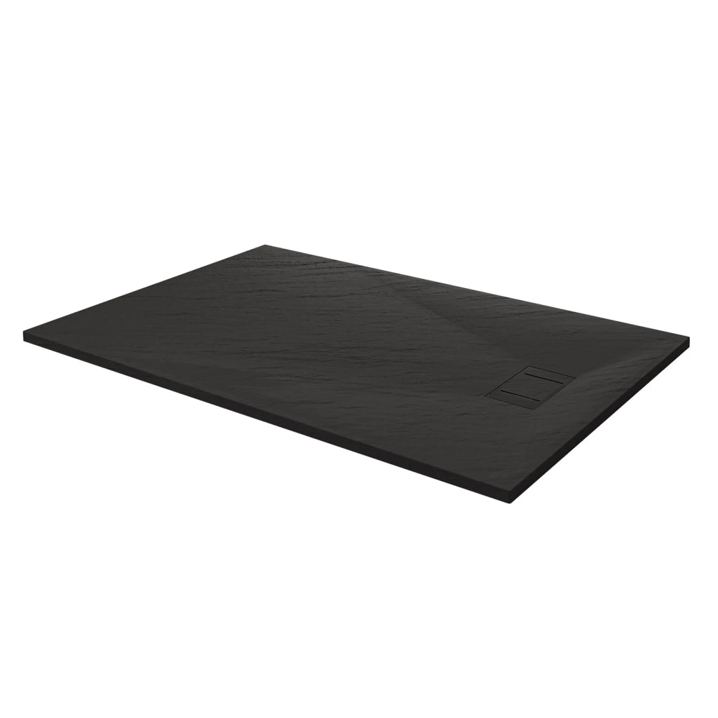Piatto Doccia 70x150x2 6 CM Rettangolare Antracite Effetto Pietra mod. Blend