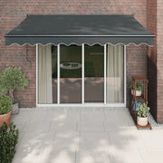 Tenda Sole Automatica Retrattile-Tenda parasole per balcone Antracite 3x2,5 m 897238