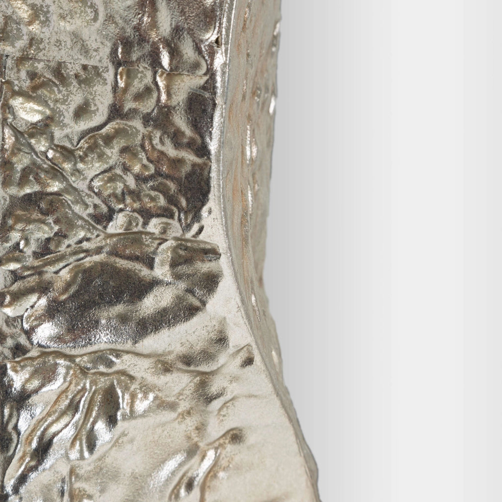Dadava, Specchio Cornice Effetto Materico, 61x160h cm Argento