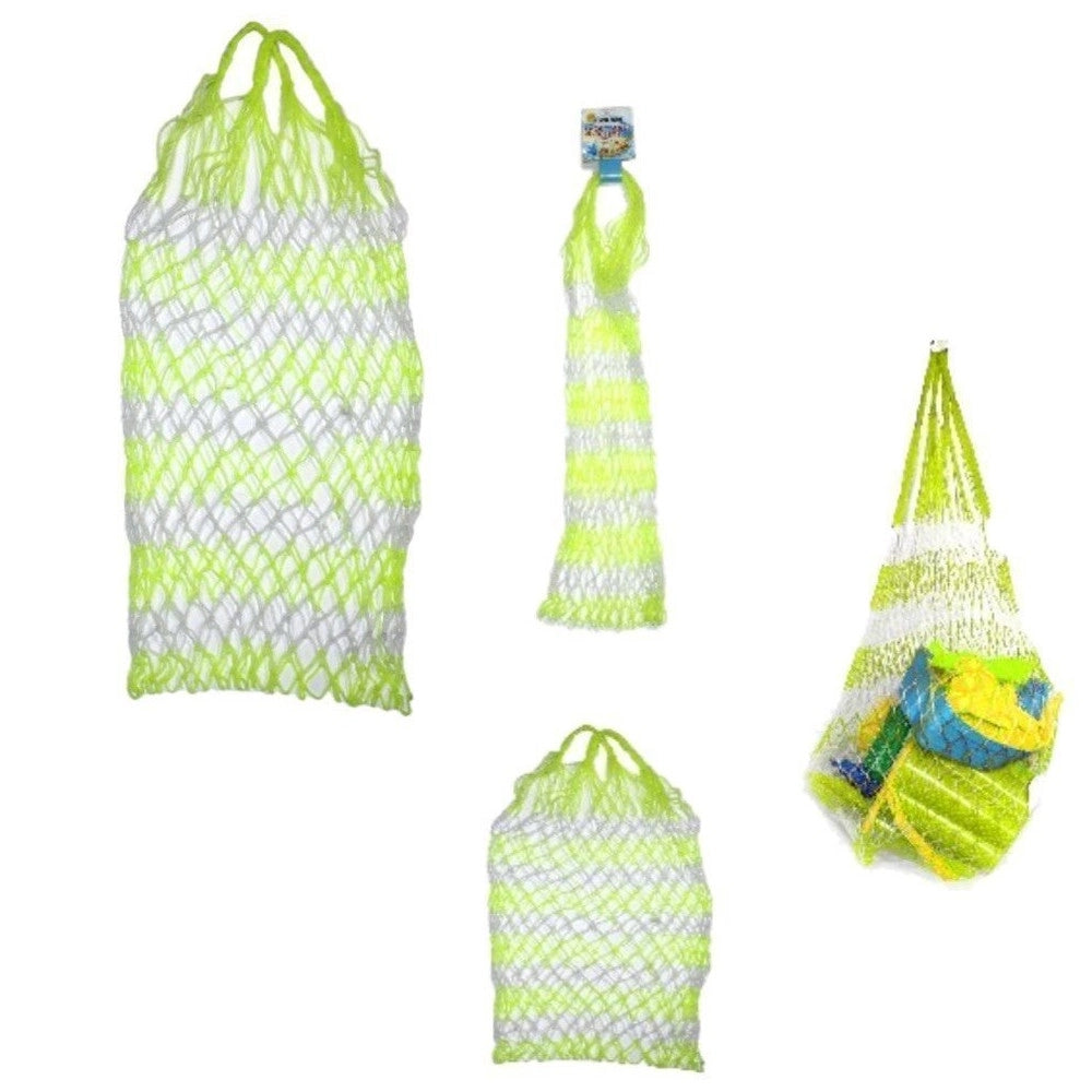 Trade Shop - Sacca Sacco Rete Mare Cm.60 Per Giocattoli Giochi Bimbi Spiaggia -