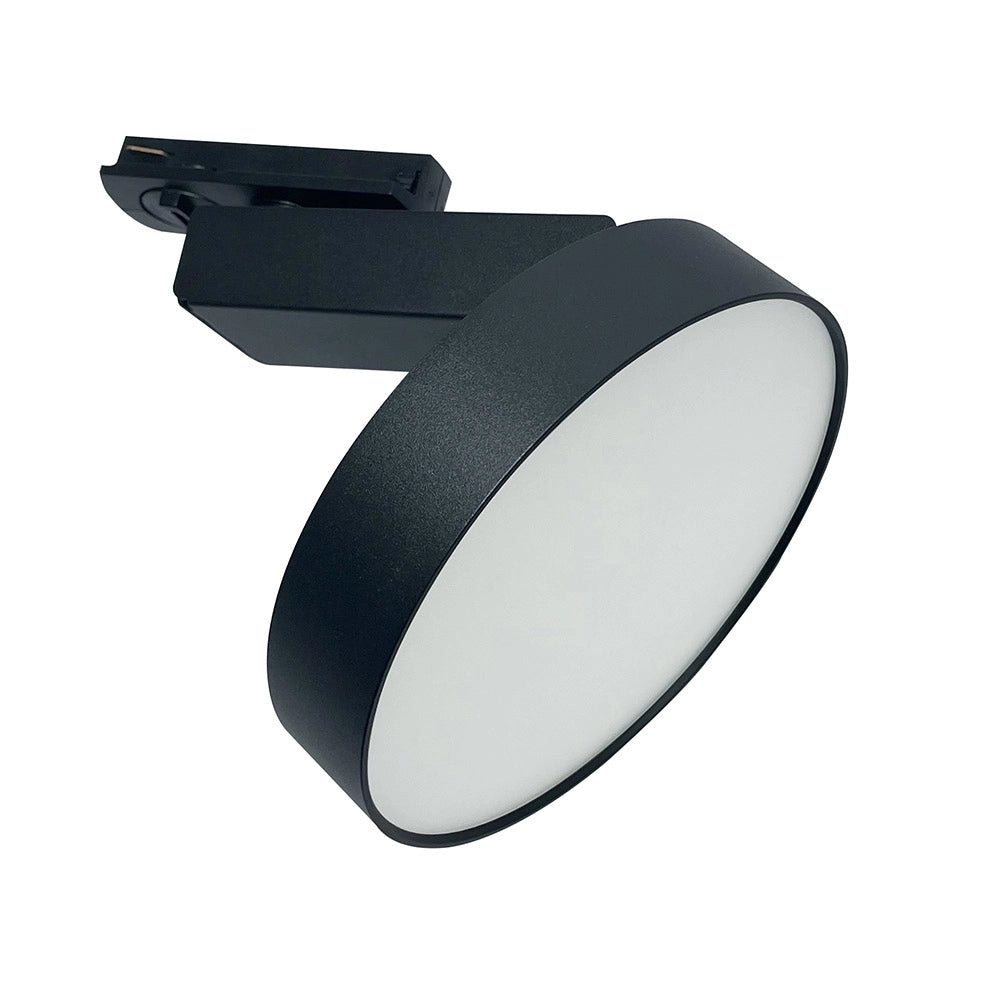 Faretto Per Binario Orientabile Zon In Metallo Nero 1 Luce Calda