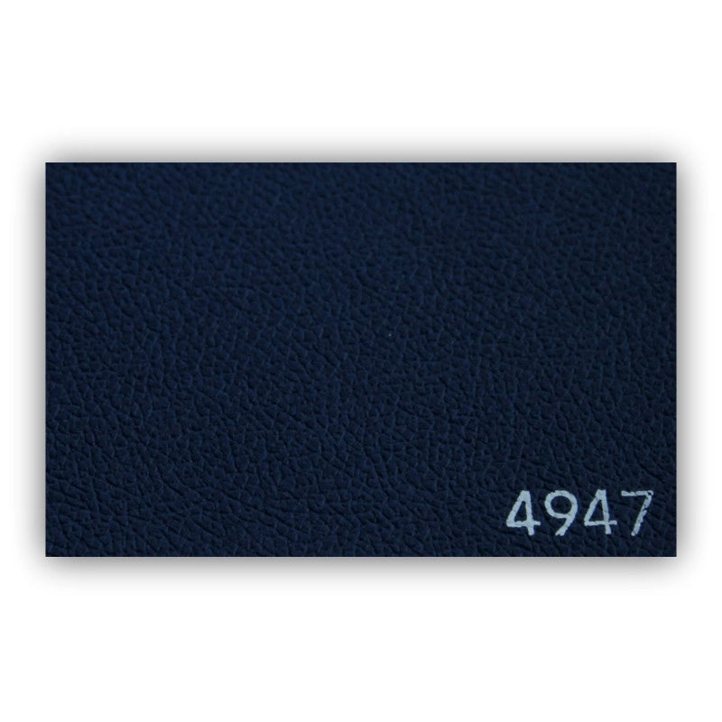 Ecopelle di Alta Qualità Made in Italy, Colore Blu scuro 4947 - Tessuto per Rivestimento e Tappezzeria - Vendita al Mezzo Metro