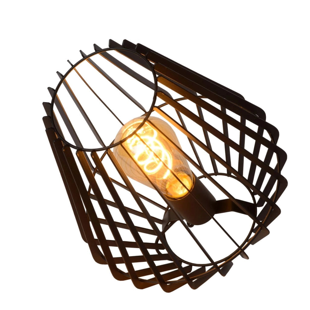 Lucide REDA lampada da tavolo E27 40W nera 78598/01/30