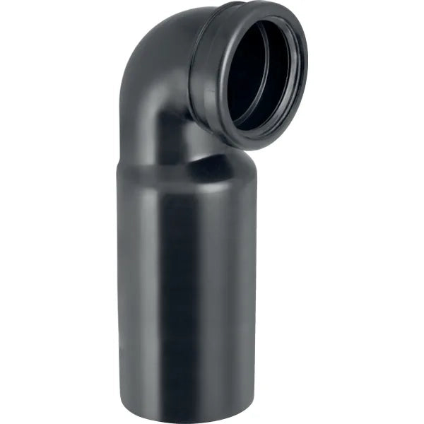 Curva WC 90° Geberit PE per vaso sospeso, con aumento 110110