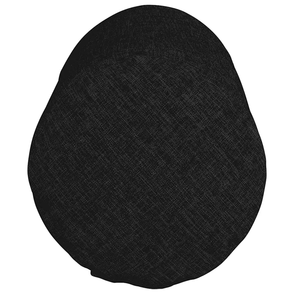 Cuscini a rullo 2 pcs Nero Ø 15 x 40 cm Tessuto