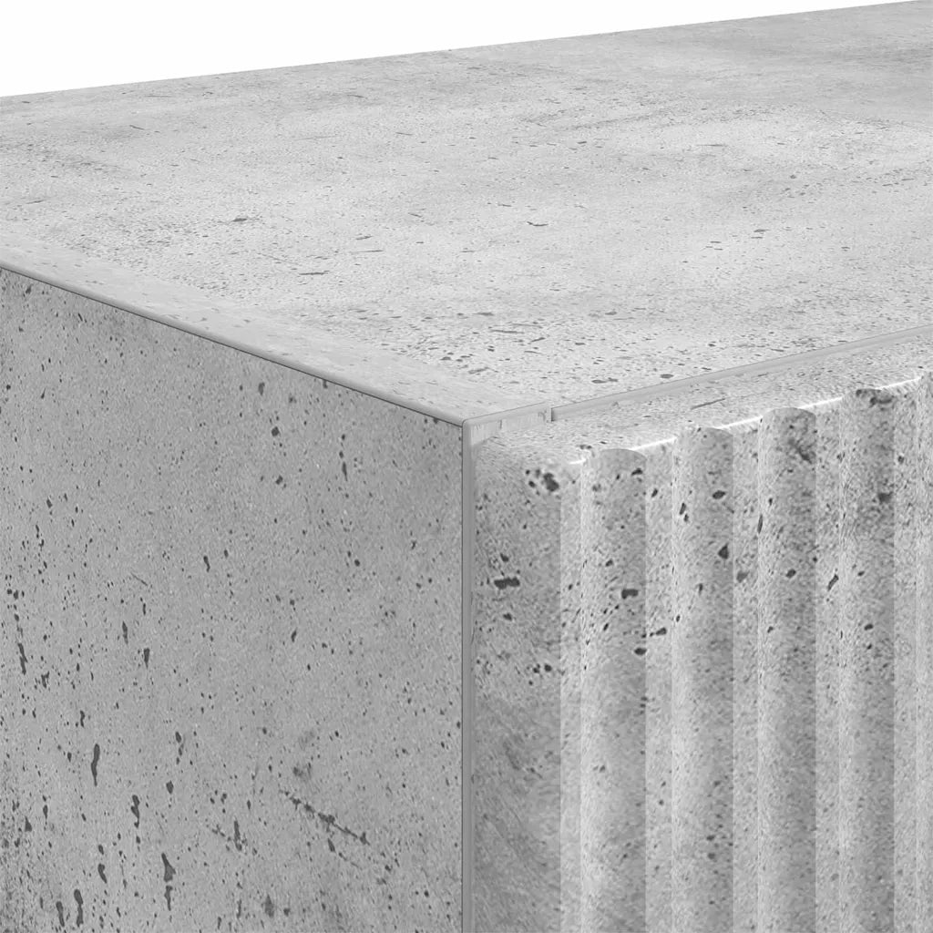 Mobile TV da parete Grigio cemento 59,5 x 31 x 80 cm 892362