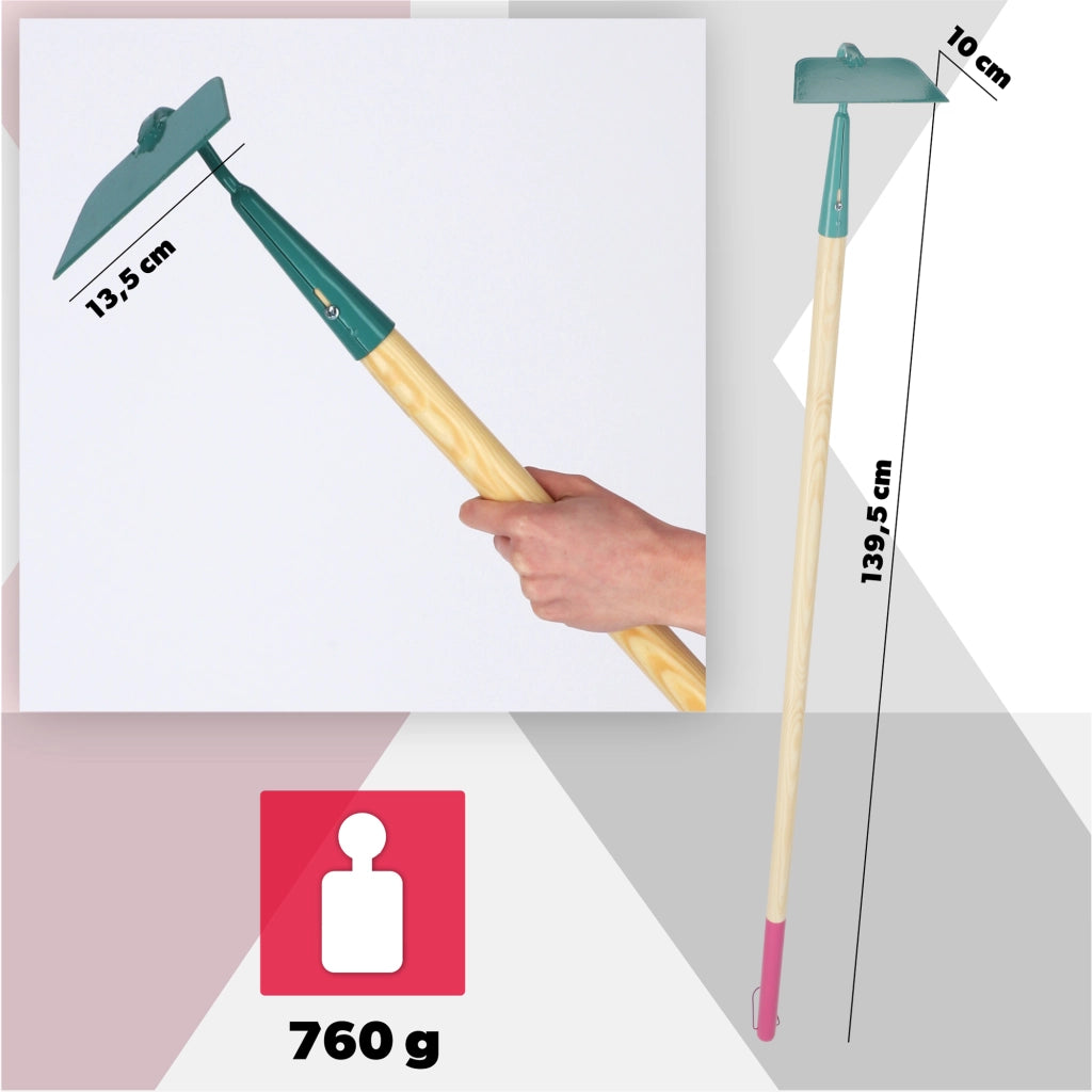 Zappa da giardino KADAX per estirpare le erbacce, 13,5 cm, da donna, 140 cm