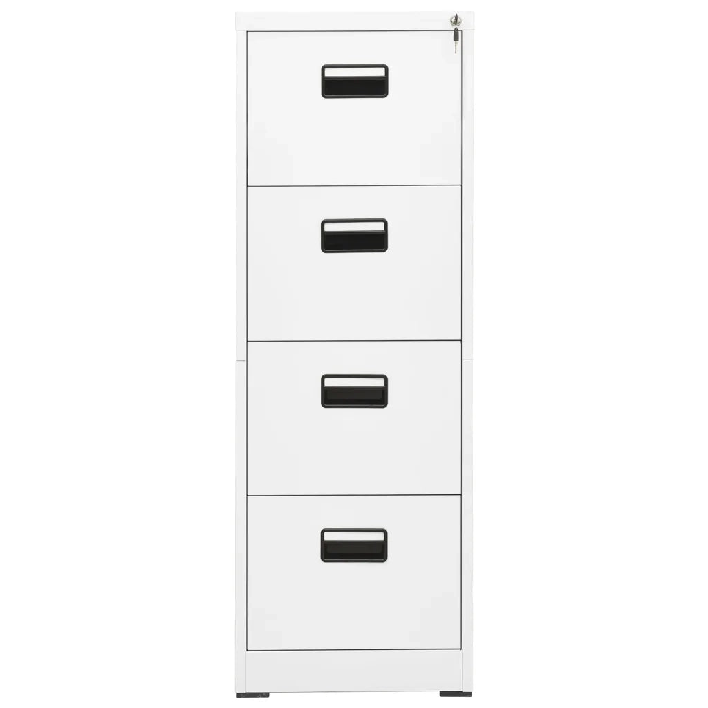 Armadio Classificatore Bianco 46x62x133 cm in Acciaio cod mxl 76409
