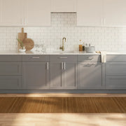 Tappeto Rettangolare Marrone 80x400 cm in Bambù 376920