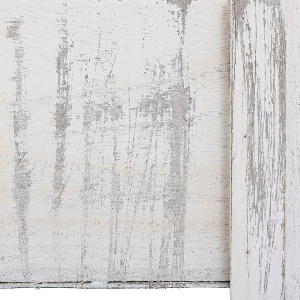 Cesto in legno bianco 16,5x16,5x15h
