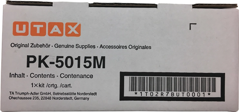 ORIGINAL Utax toner magenta PK-5015M 1T02R7BUT0 ~3000 Seiten