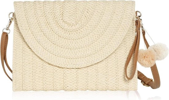Borsa con Cinturino con Spalla Regolabile - Borse a Mano per Donna in Lana di Stro