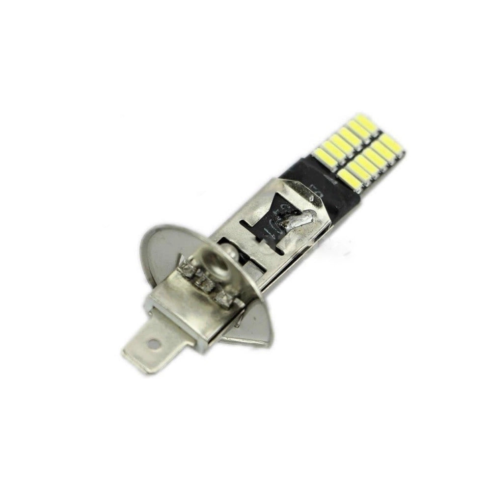 Trade Shop - Lampada Luci Auto H1 10w Bianco Light 15 Led 70x24mm Canbus Fendinebbia Nebbia -
