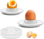 Piatti da colazione in porcellana bianca, eiettagli da disegno per uova di Pasqua