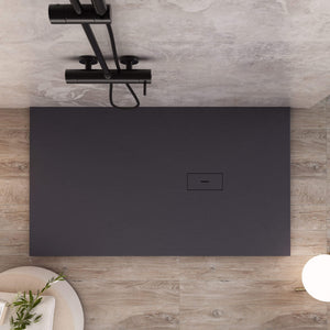 Piatto Doccia in Pietra 70x130 cm Bonussi Manila Nero