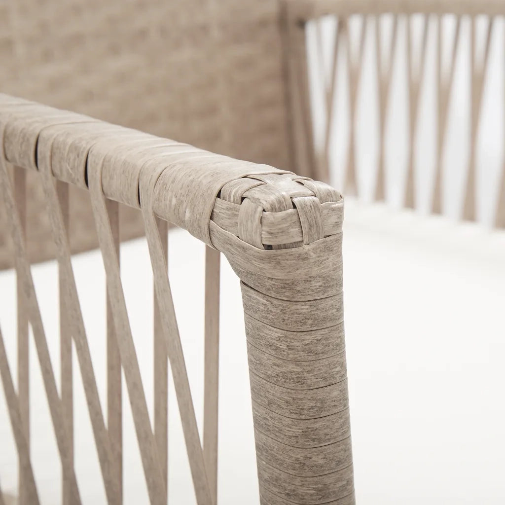 Poltrone da Giardino con Cuscini 2 pz Beige in Polyrattan 363408