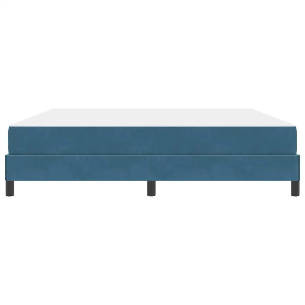 Letto a molle con materasso Blu Scuro 180 x 200 cm Tessuto 3398711