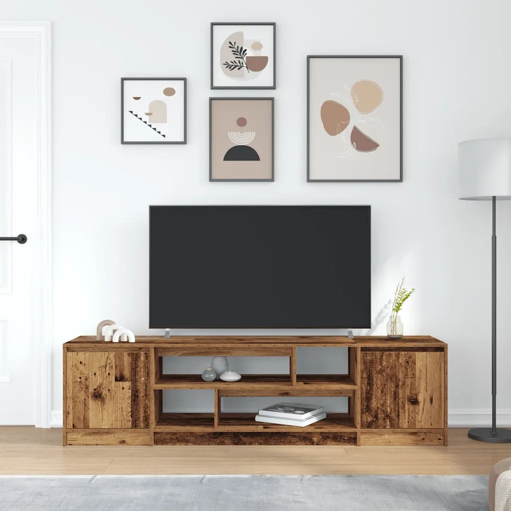 Mobile Porta TV Legno Antico 188,5x41x50 cm in Truciolato 3328424