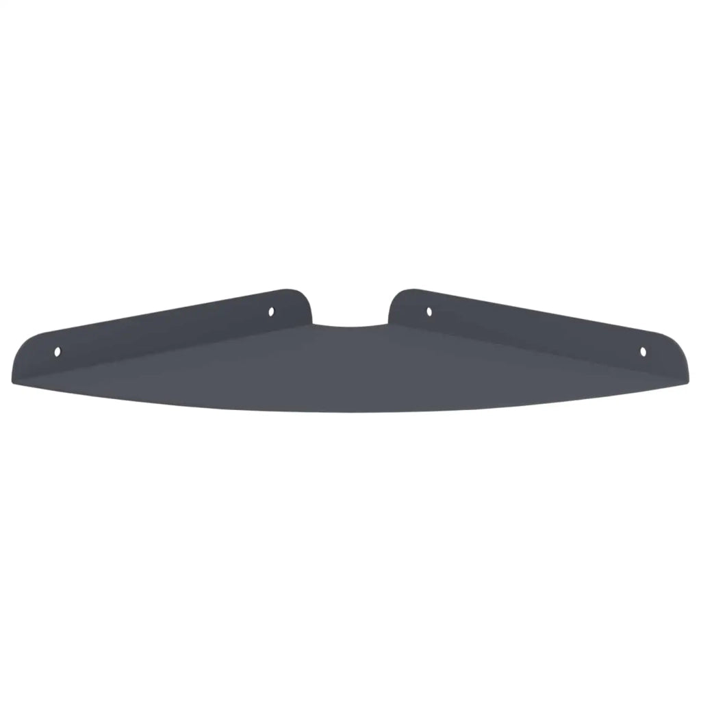 Mensola sospesa con lo scaffale 2 pcs Antracite 24 x 24 x 2 cm 8004102