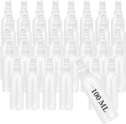 40 flaconi spray - Flacone di nebbia portatile - Plastica trasparente - 100 ml - Flaconi spray riutilizzabili - Adatto per viaggi - Trasportabile