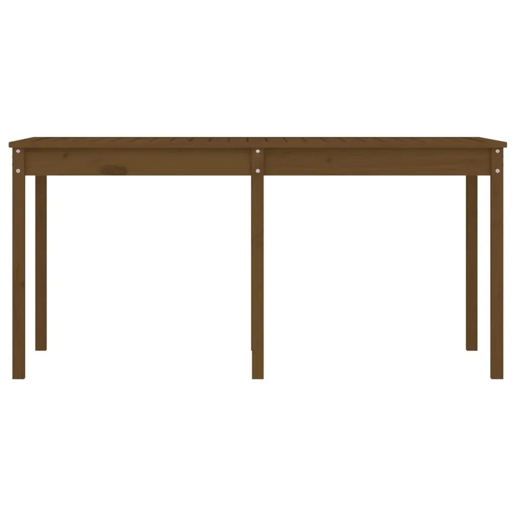 Tavolo da Giardino Ambra 159,5x82,5x76cm Legno Massello di Pino 823979
