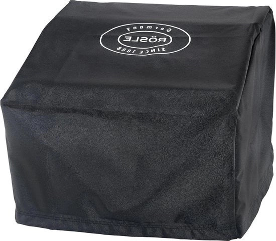 Telaio di protezione per barbecue portatile - 100% poliestere - rivestimento PU - chiusura a zip - resistente all'usura - nero
