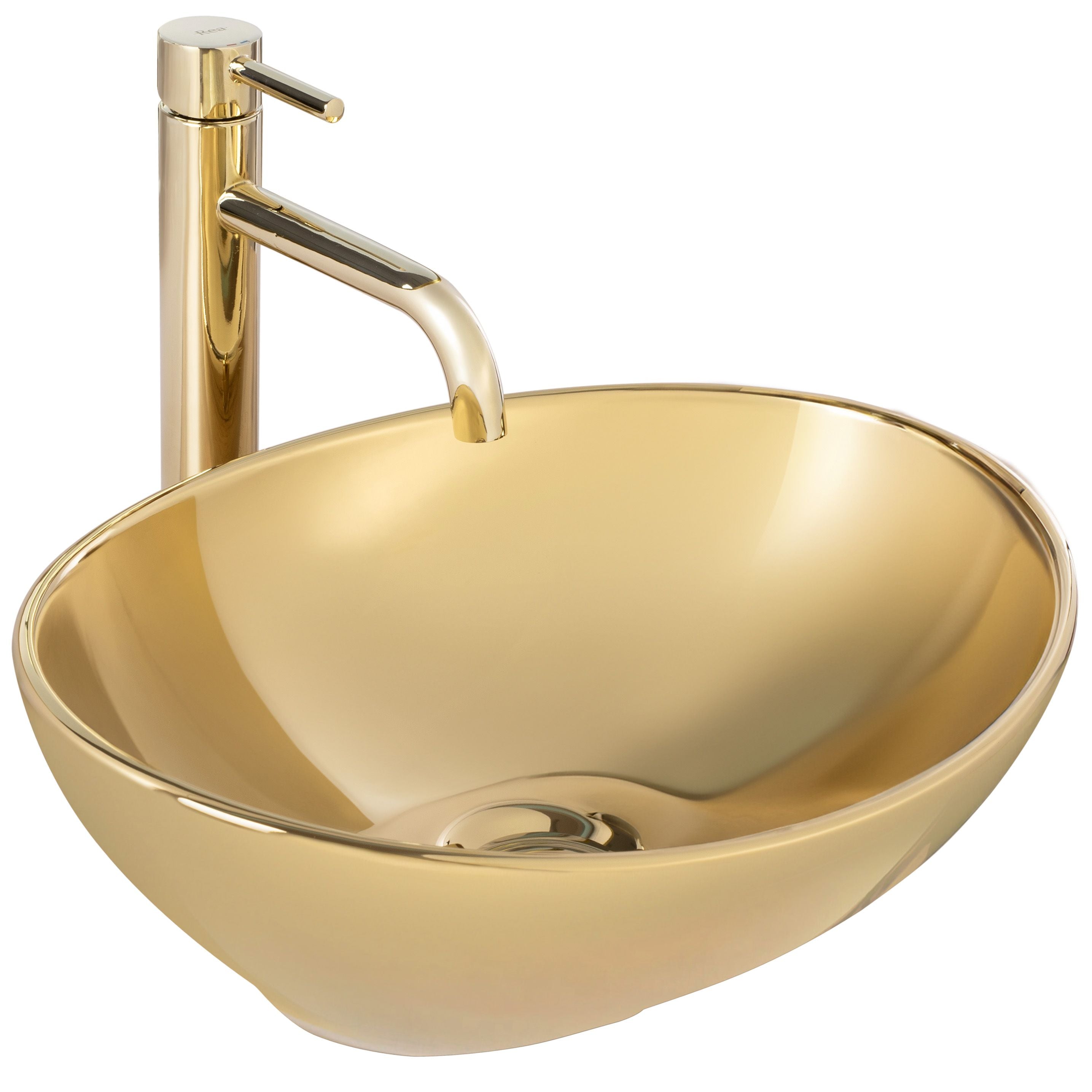 Lavabo Da Appoggio Rea Sofia Gold