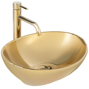 Lavabo Da Appoggio Rea Sofia Gold